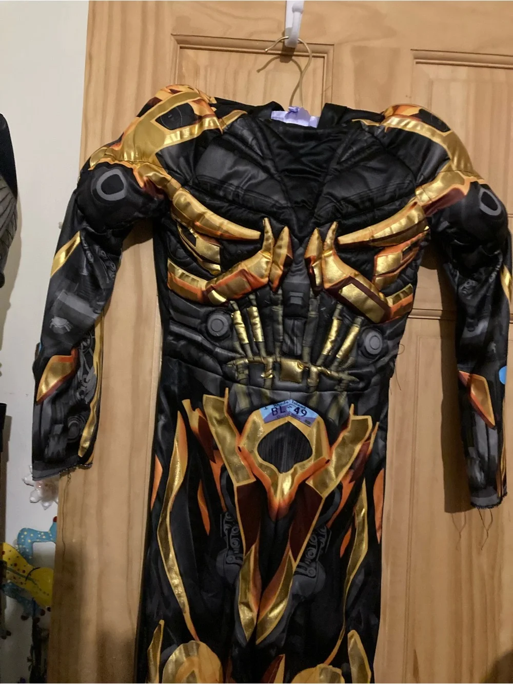 Transformers Bumblebee muscle kids Halloween costume